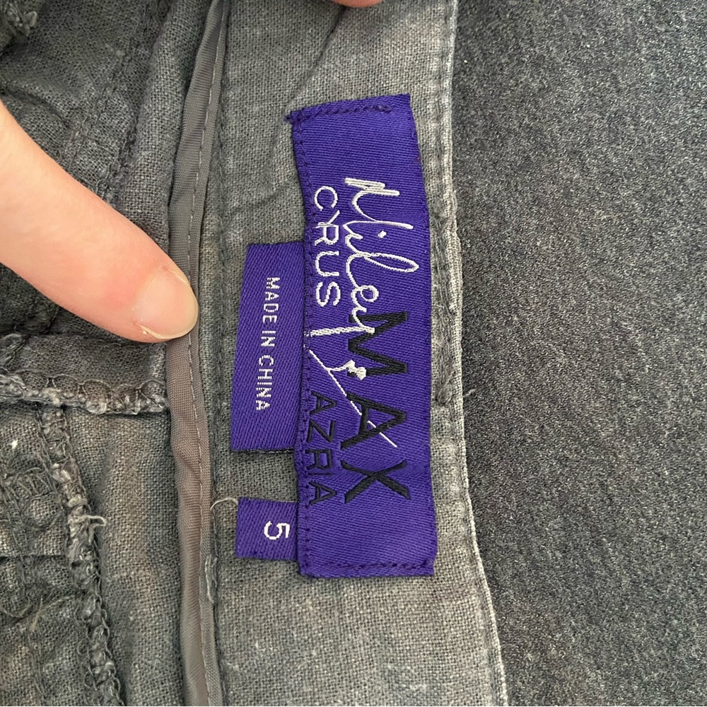 Lemax Gray Women's Shorts with Purple Label - Picture 2 of 2
